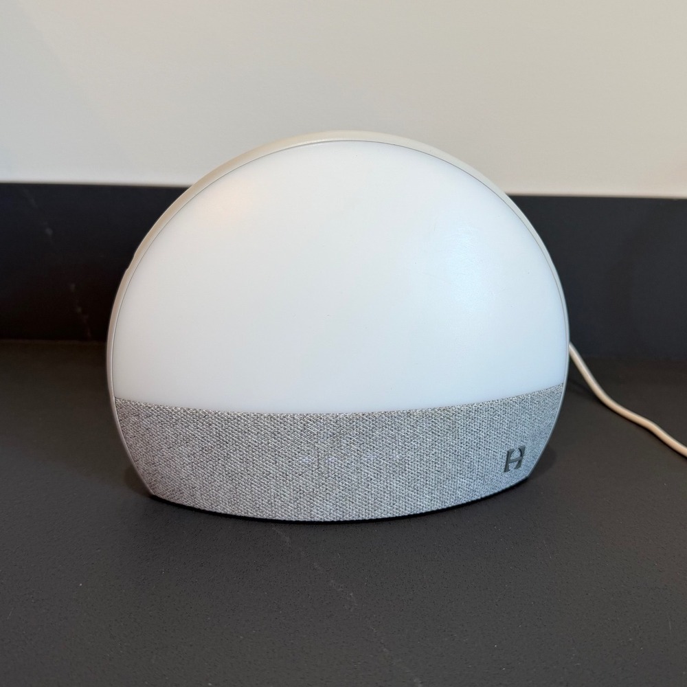 Hatch Restore 1 Smart Sleep Assistant Sunrise Alarm Sound Machine Gray White